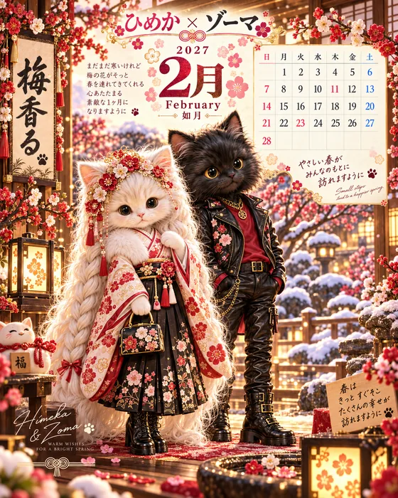 2月のひめか＆ゾーマ