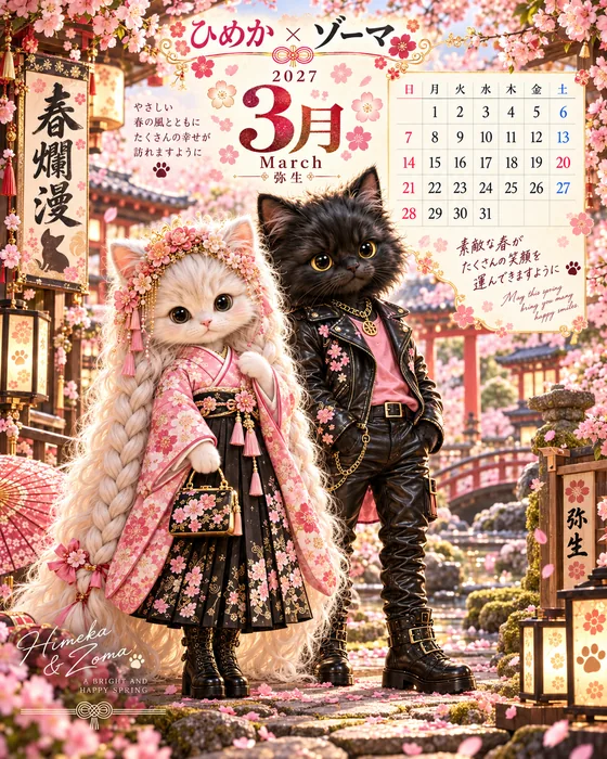 3月のひめか＆ゾーマ