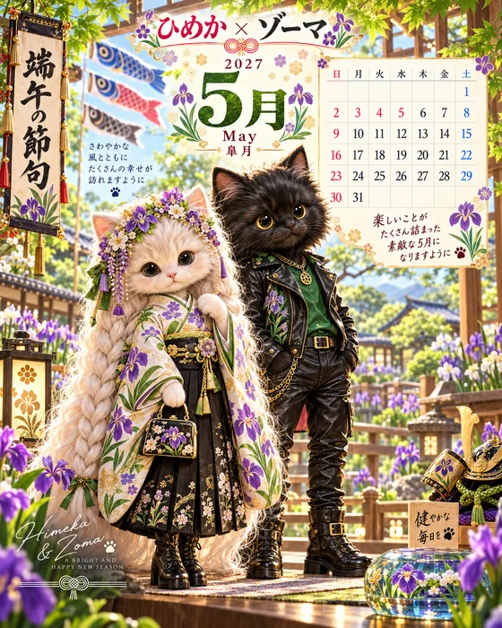 5月のひめか＆ゾーマ
