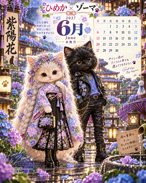 6月のひめか＆ゾーマ