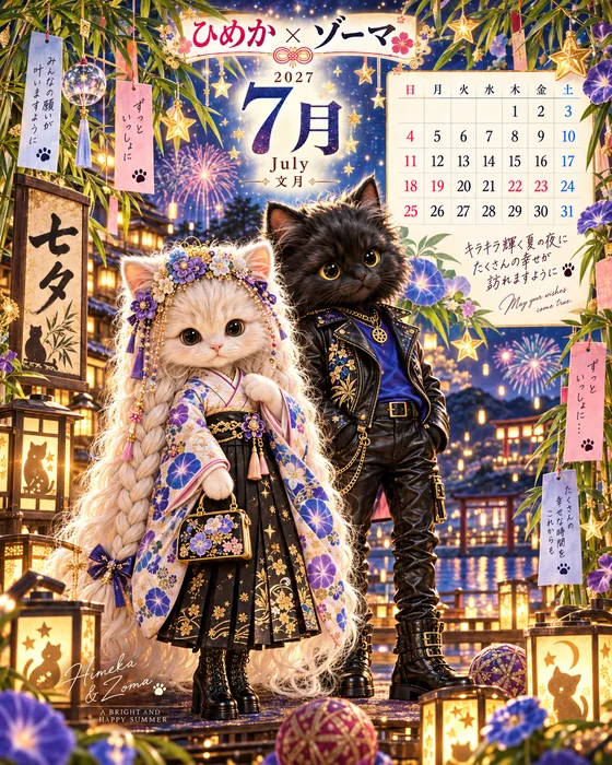 7月のひめか＆ゾーマ