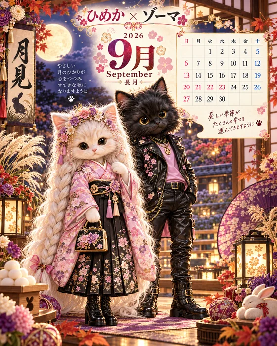 9月のひめか＆ゾーマ
