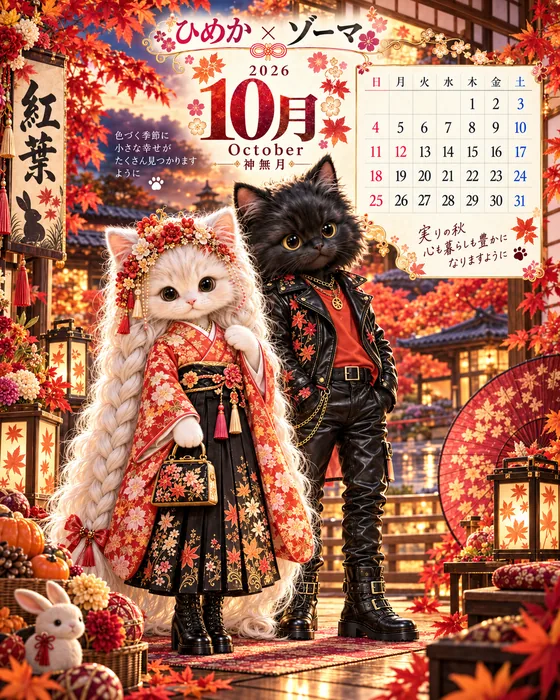 10月のひめか＆ゾーマ