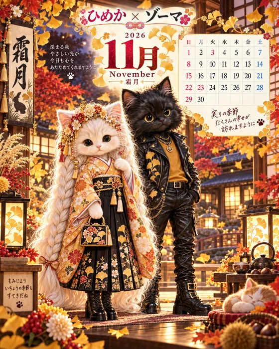 11月のひめか＆ゾーマ