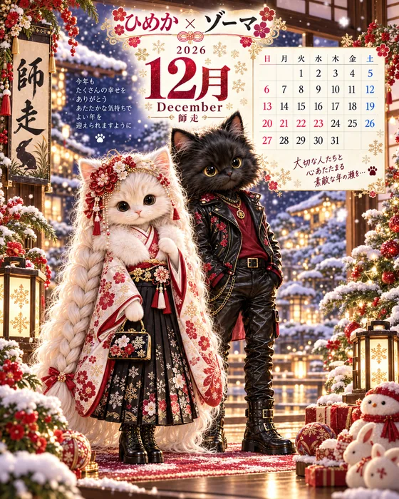 12月のひめか＆ゾーマ